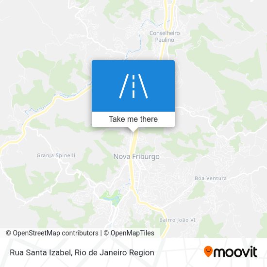 Rua Santa Izabel map