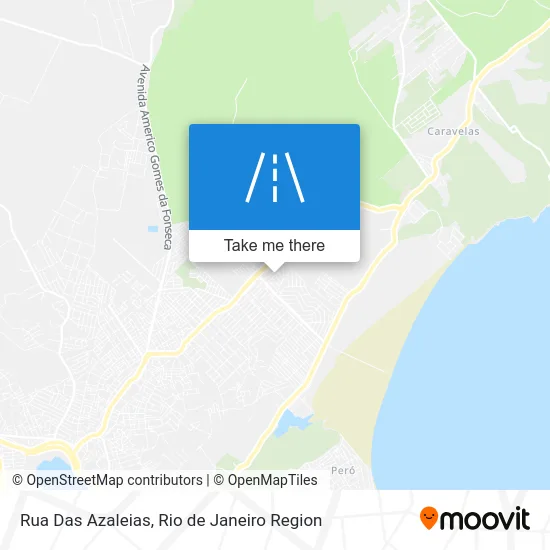 Rua Das Azaleias map