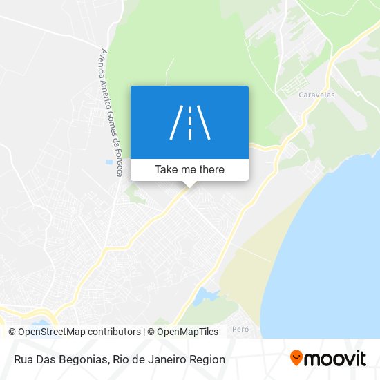 Mapa Rua Das Begonias