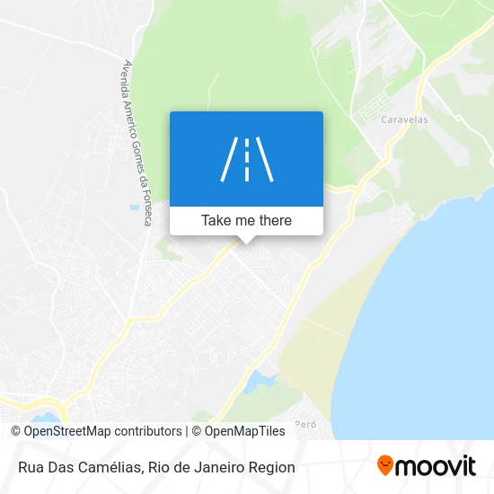 Rua Das Camélias map
