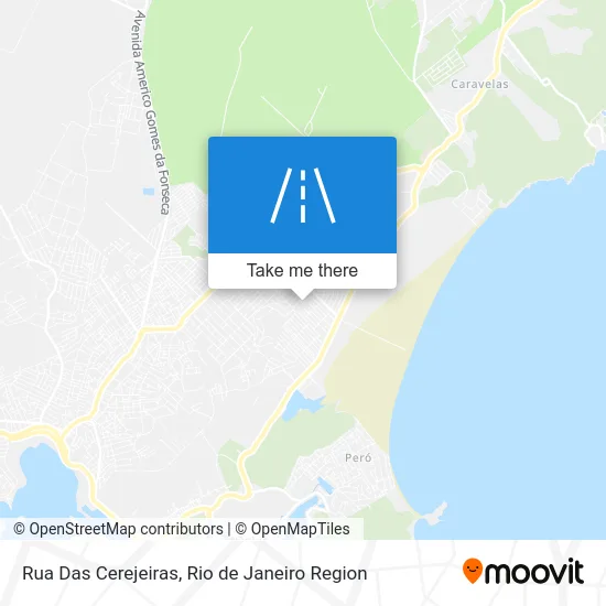 Rua Das Cerejeiras map