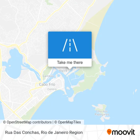 Rua Das Conchas map
