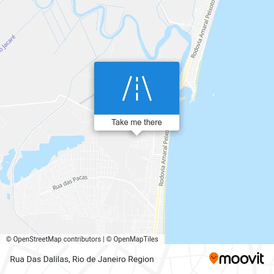 Rua Das Dalilas map