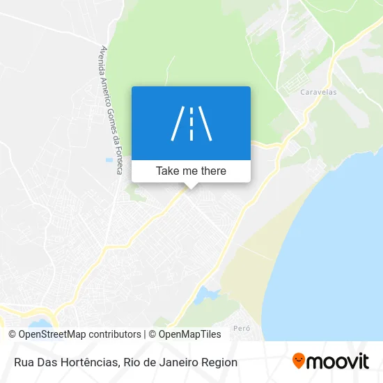 Rua Das Hortências map