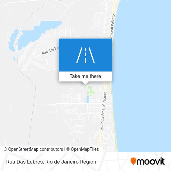 Rua Das Lebres map