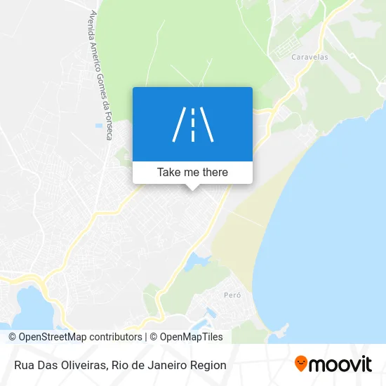 Rua Das Oliveiras map