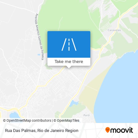 Mapa Rua Das Palmas