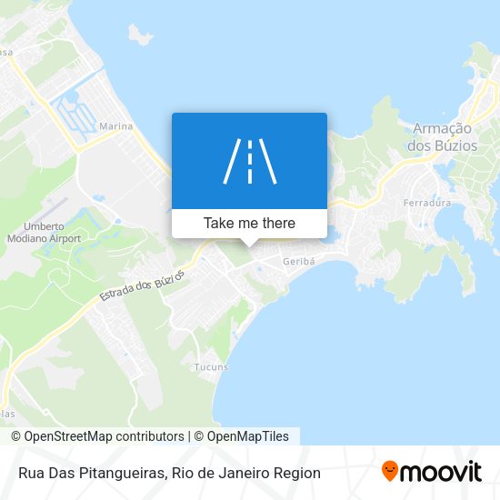 Rua Das Pitangueiras map
