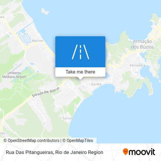 Rua Das Pitangueiras map