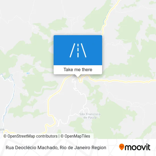 Rua Deoclécio Machado map