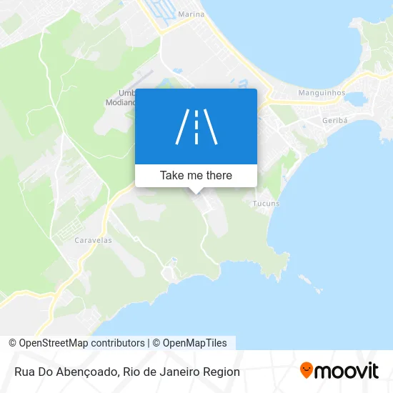 Rua Do Abençoado map