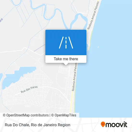 Rua Do Chale map