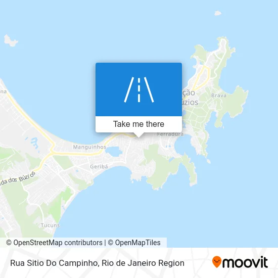 Rua Sitio Do Campinho map