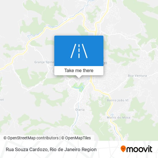 Mapa Rua Souza Cardozo