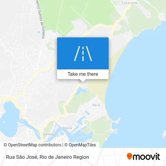 Rua São José map