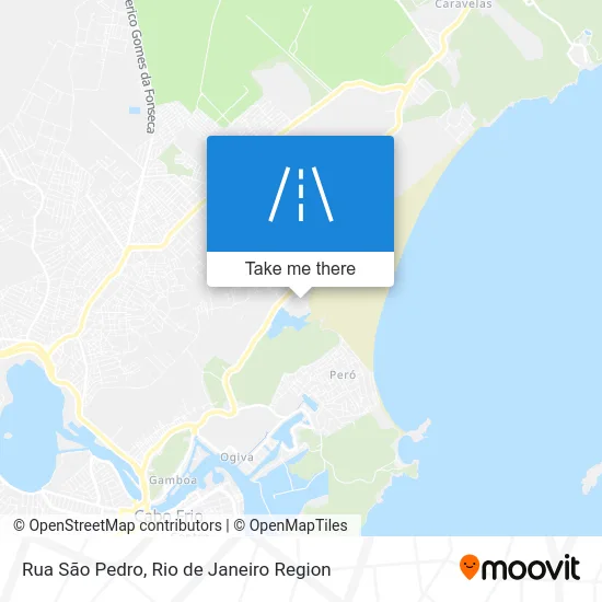 Rua São Pedro map