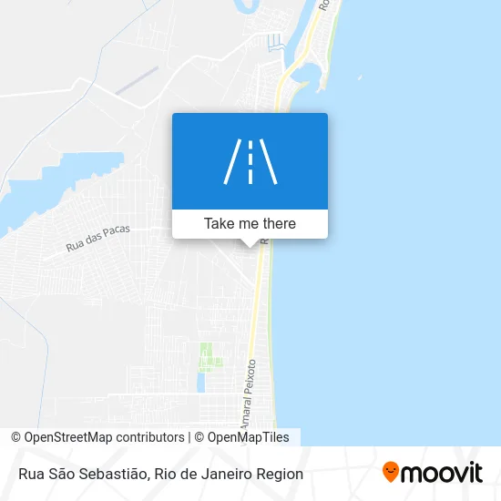 Rua São Sebastião map