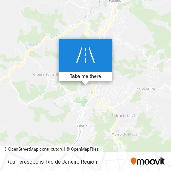 Rua Teresópolis map