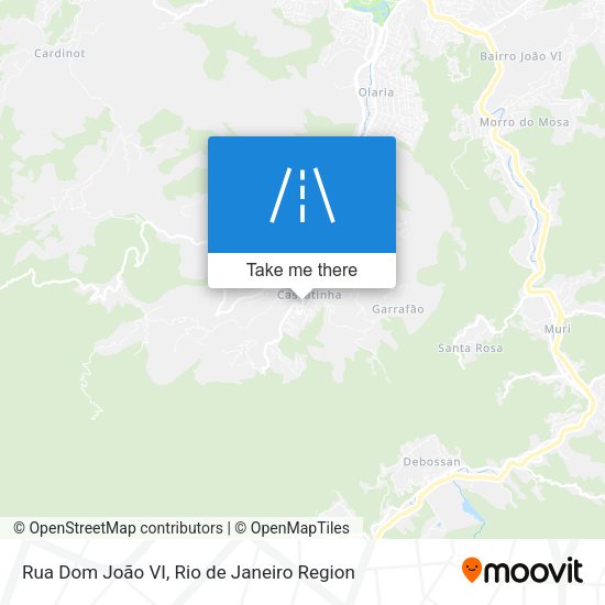Rua Dom João VI map