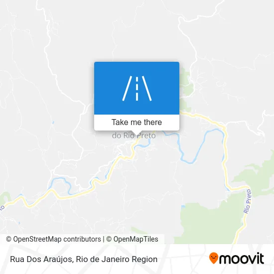 Rua Dos Araújos map