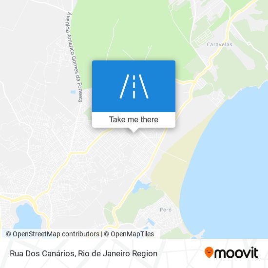 Rua Dos Canários map