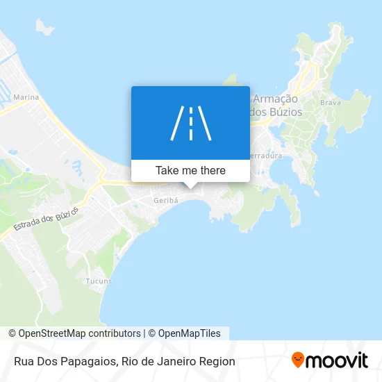 Rua Dos Papagaios map
