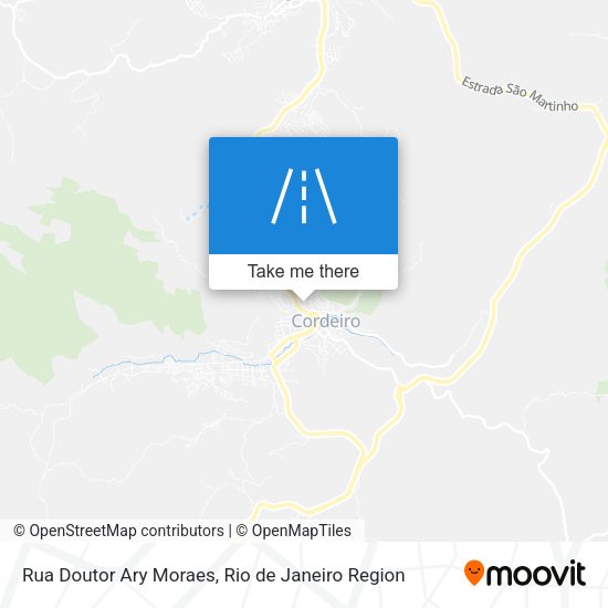 Rua Doutor Ary Moraes map