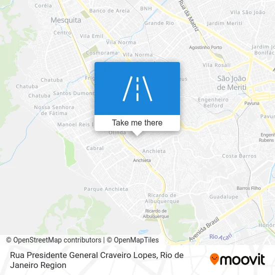Rua Presidente General Craveiro Lopes map