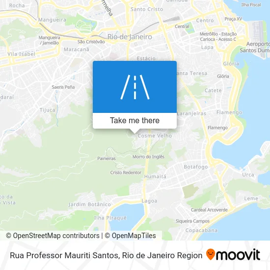 Rua Professor Mauriti Santos map