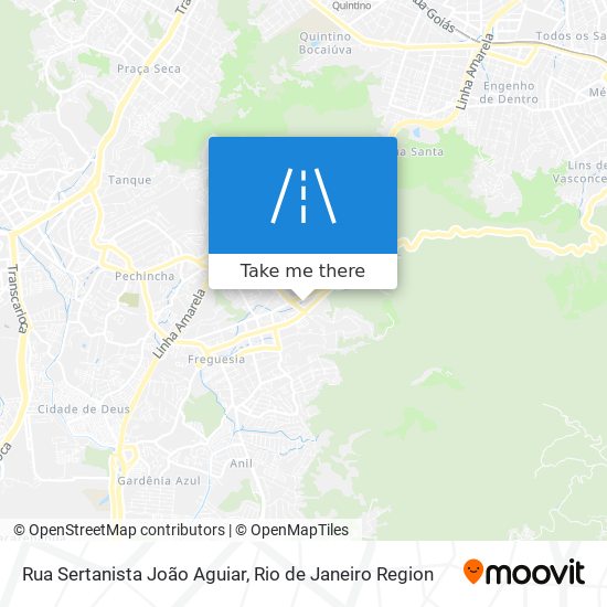 Mapa Rua Sertanista João Aguiar