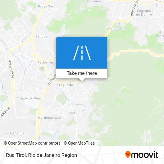 Rua Tirol map
