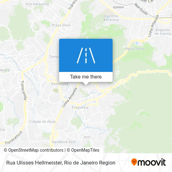 Rua Ulisses Hellmeister map