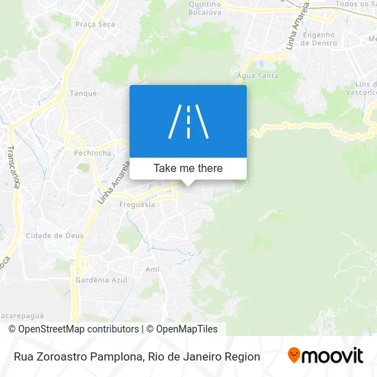 Rua Zoroastro Pamplona map