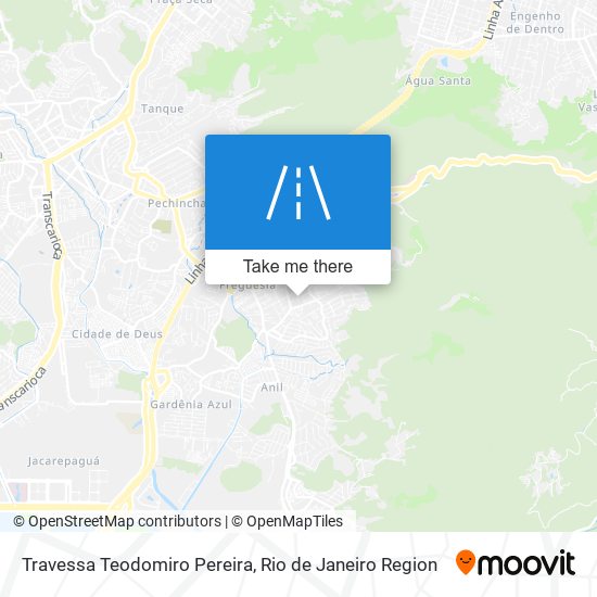 Mapa Travessa Teodomiro Pereira