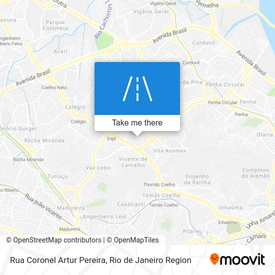 Rua Coronel Artur Pereira map