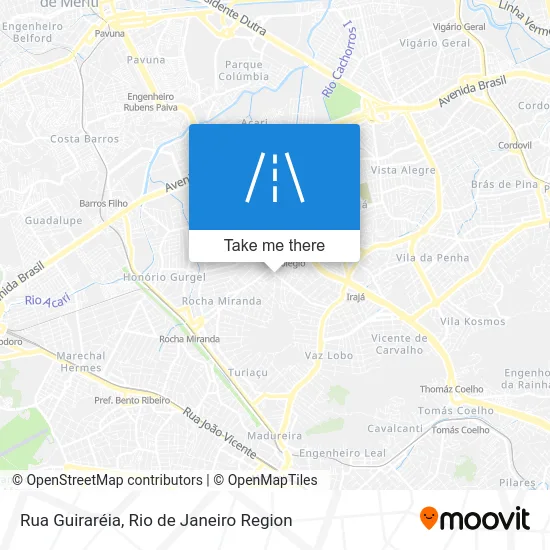 Rua Guiraréia map
