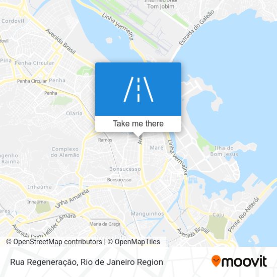 Rua Regeneração map
