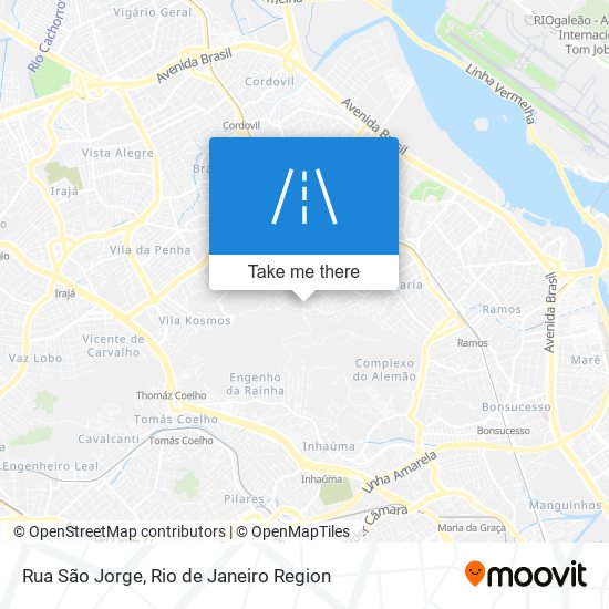 Rua São Jorge map