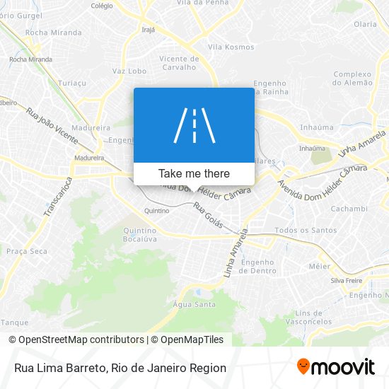 Rua Lima Barreto map