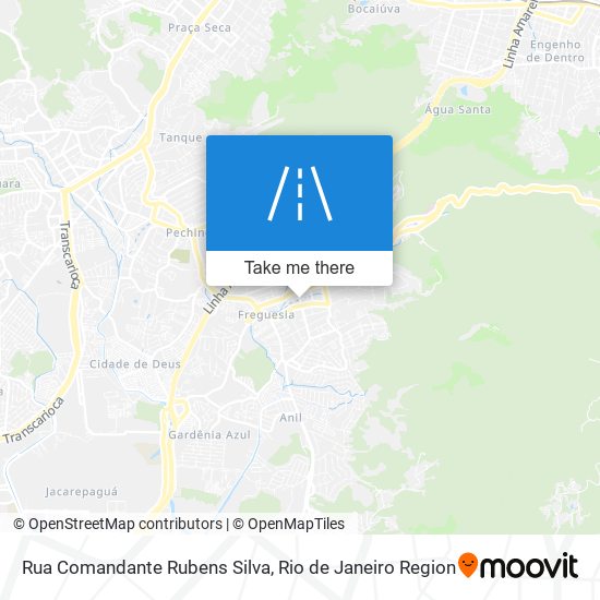 Rua Comandante Rubens Silva map