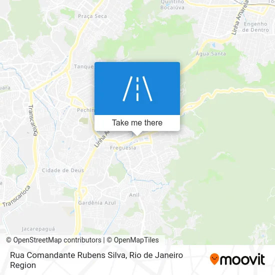 Rua Comandante Rubens Silva map