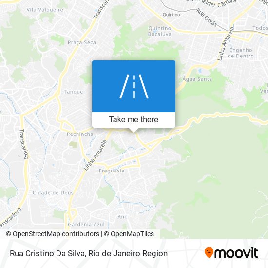 Rua Cristino Da Silva map