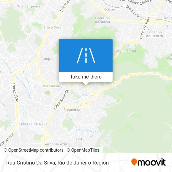 Rua Cristino Da Silva map