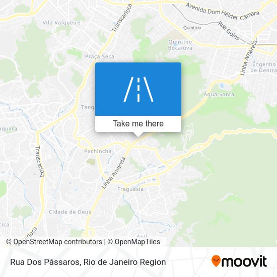 Rua Dos Pássaros map