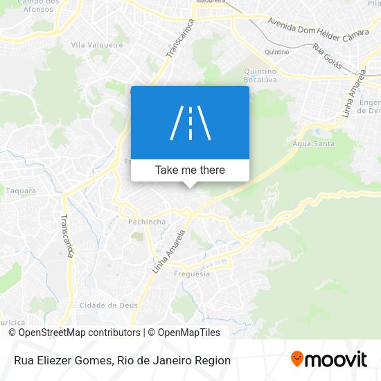 Rua Eliezer Gomes map