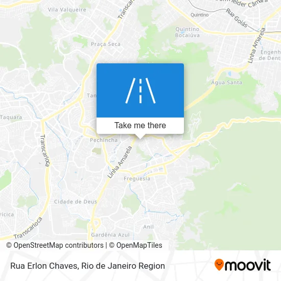 Rua Erlon Chaves map