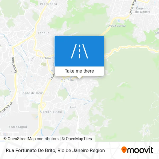 Rua Fortunato De Brito map