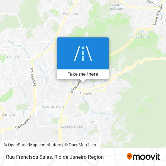 Rua Francisca Sales map