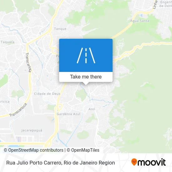 Rua Julio Porto Carrero map
