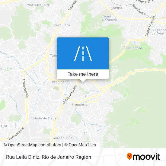 Rua Leila Diniz map